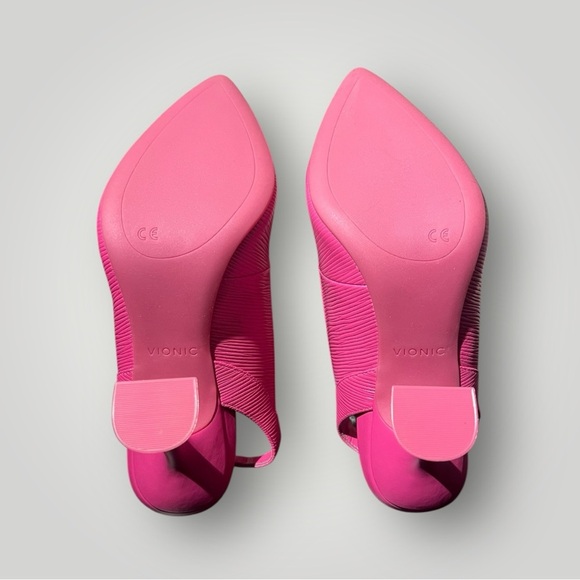 Vionic Pink Slingback Heels - NWT - Picture 2 of 6